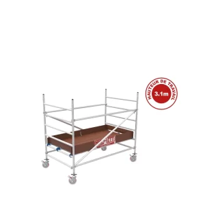 Échafaudage Aluminium Alutower SI 3 Plateforme 1.40x1.80m