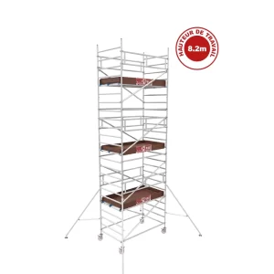 Échafaudage Aluminium Alutower SI 8 Plateforme 1.40x2.40m