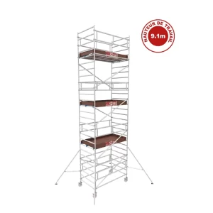 Échafaudage Aluminium Alutower SI 9 Plateforme 1.40x1.80m