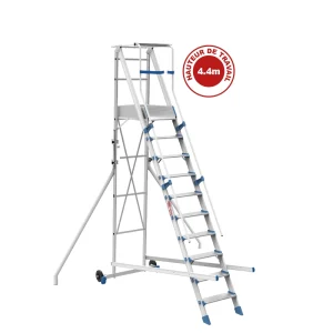 Échelle Plateforme Aluminium FORTEZZA 10