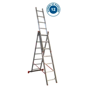 Échelle transformable ORANGE 3x12 marches