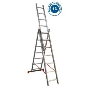 Échelle transformable ORANGE 3x13 marches