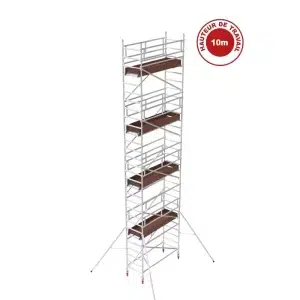 Échafaudage Aluminium Alutower SI 10 Plateforme 0.87x1.80m