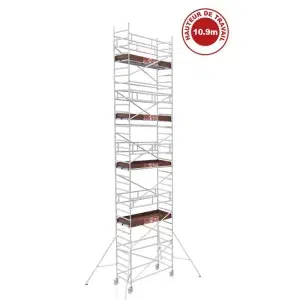 Échafaudage Aluminium Alutower SI 11 Plateforme 0.87x2.40m