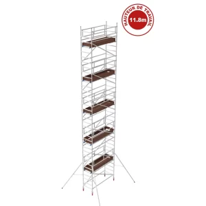 Échafaudage Aluminium Alutower SI 12 Plateforme 0.87x2.40m