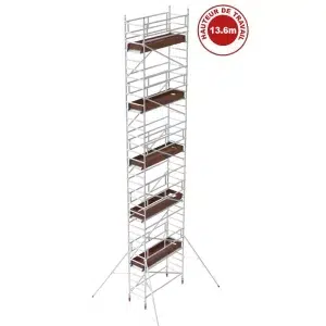 Échafaudage Aluminium Alutower SI 14 Plateforme 0.87x2.40m