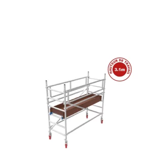 Échafaudage Aluminium Alutower SI 3 Plateforme 0.87x2.40m