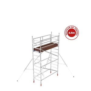 Échafaudage Aluminium Alutower Plateforme 4 SI 0.87x2.40m