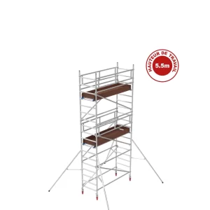 Échafaudage Aluminium Alutower SI 5 Plateforme 0.87x2.40m