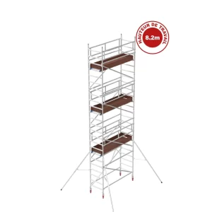 Échafaudage Aluminium Alutower SI 8 Plateforme 0.87x1.80m