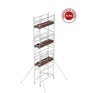 Échafaudage Aluminium Alutower SI 9 Plateforme 0.87x1.80m